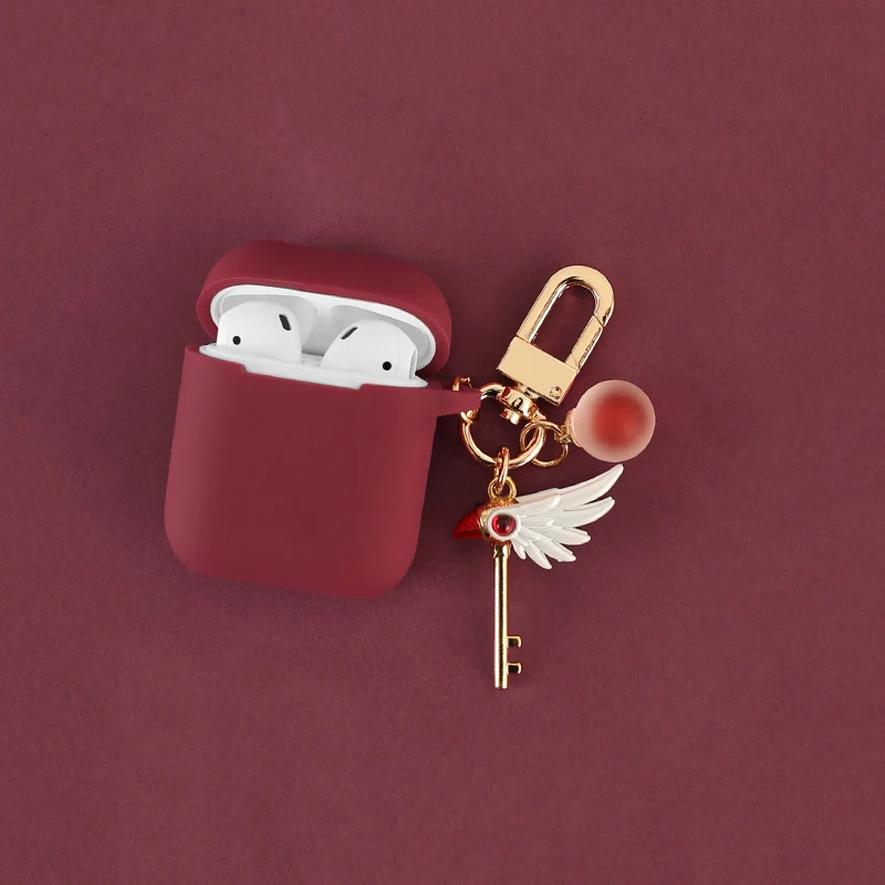 Очаровательный силиконовый чехол для Apple Airpods Bluetooth беспроводные наушники