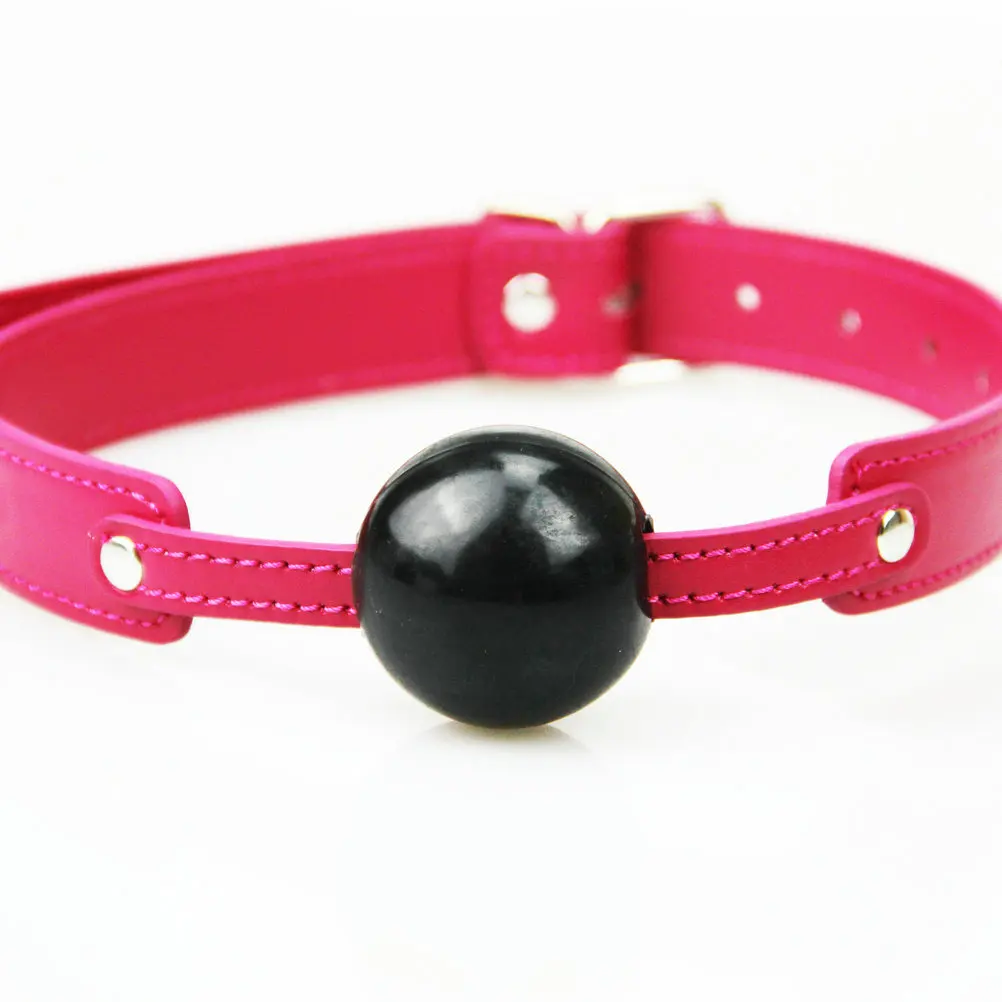 Красный кляп для рта женщин и мужчин товары взрослых кожаный фиксация полости