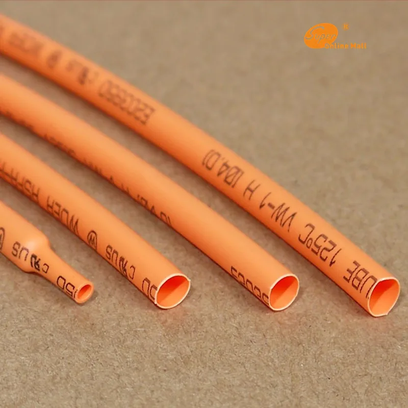 2MM Polyolefin Shrinking Assortment Ratio 2:1 Heat Shrink Tube Wire Cable Insulated Sleeving Tubing