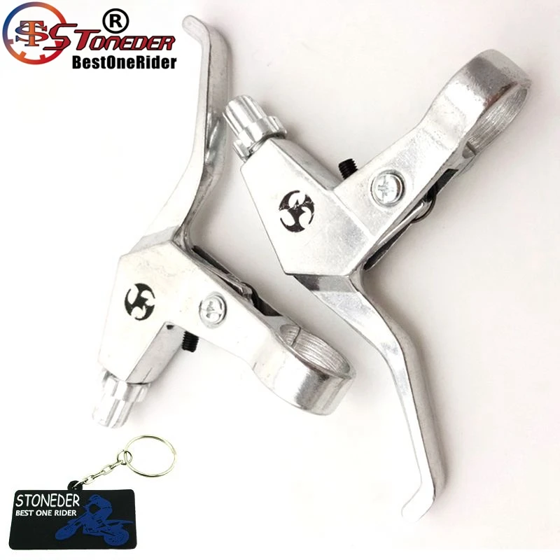 STONEDER 7/8 ''сплав Minimoto правая и левая ручка тормозные рычаги для 43cc 47cc 49cc 2 тактный