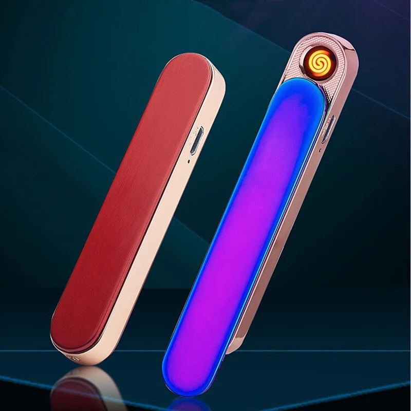 USB аккумуляторная Электронная сигарета зажигалка ветрозащитный зажигалки