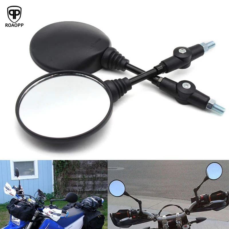ROAOPP мотоциклетные сзади зеркала для Honda xlr125 XLR200 XR250 XR400 XL250 XLR250 AX-1 250 CRM250 CRM250AR 400 NX650 XR650L XR650R