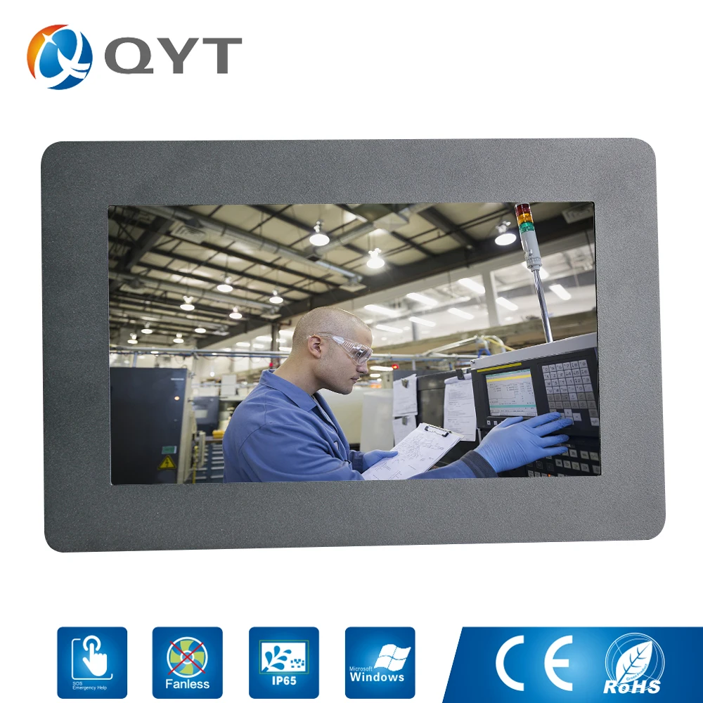 10 &quotдюймовый прочный все в одном Встроенный промышленный сенсорный экран панель