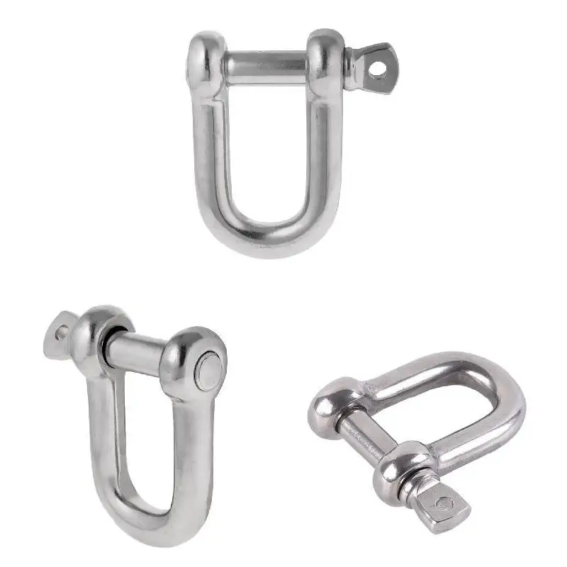 2 шт. 304 нержавеющая сталь Якорная Скоба лук такелаж с штифт хомутом кольцо