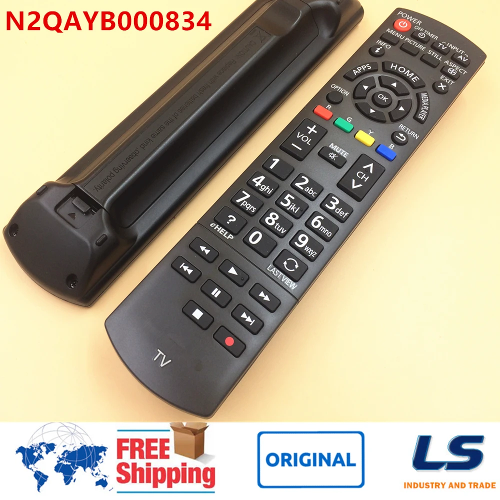 

Remote Control N2QAYB000834 FOR PANASONIC TV TH-32AS610G TH-50AS610K TH-50AS610G TH-42AS610K TH-50AS610M TH-42AS610G TH-42AS610M