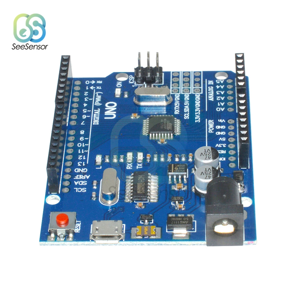 UNO R3 CH340G CH340 макетная плата MEGA328P ATMEGA328 ATMEGA328P-16AU модуль для Arduino Micro USB DIY Электронный