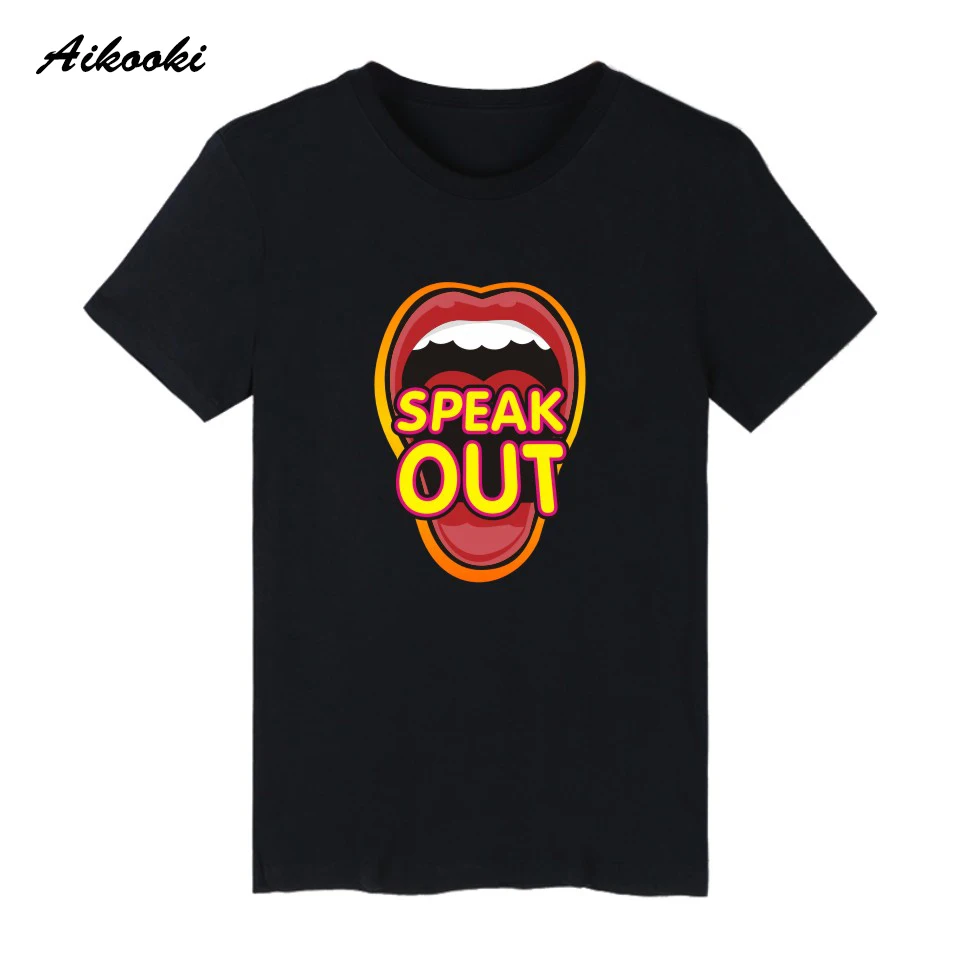 Лидер продаж черная хлопковая футболка с короткими рукавами и надписью Game Speak Out