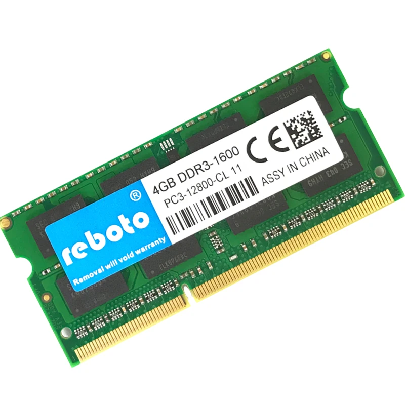 RebotoBrand новые Запечатанные DDR3 2 ГБ 4 8GB1066mhz 1333 1600 PC3-12800/8500/10600 ноутбука Оперативная