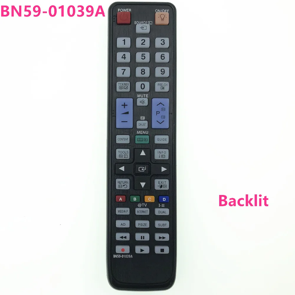 Новый пульт дистанционного управления с подсветкой для Samsung Smart TV LE32C650 LE32C670 LE37C650