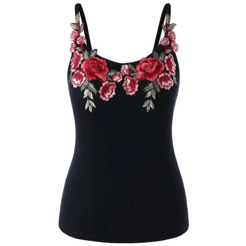 Женская летняя пикантная приталенная блузка с розами и цветочным принтом