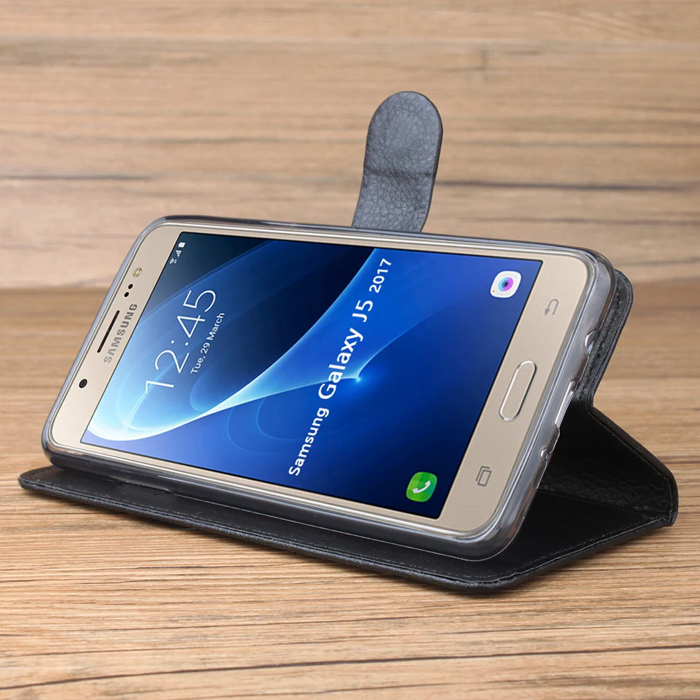 Чехол для телефона Samsung Galaxy J5 2017 кошелек кожаный чехол J2 Prime J7 Priem гибкий из