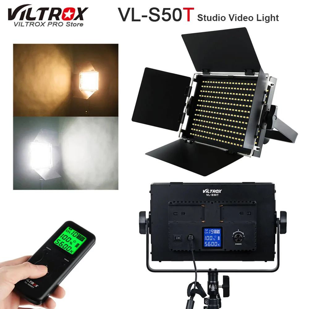 Viltrox телефон с фотокамерой внешняя вспышка лампа 3200K 5600K Тонкий двухцветный