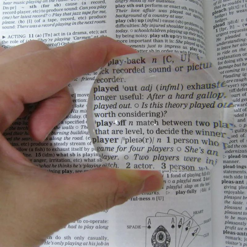 STOEMI 6922 купольная Лупа 4х диаметр 65 мм биплан Paperweight Vision приспособления для чтения