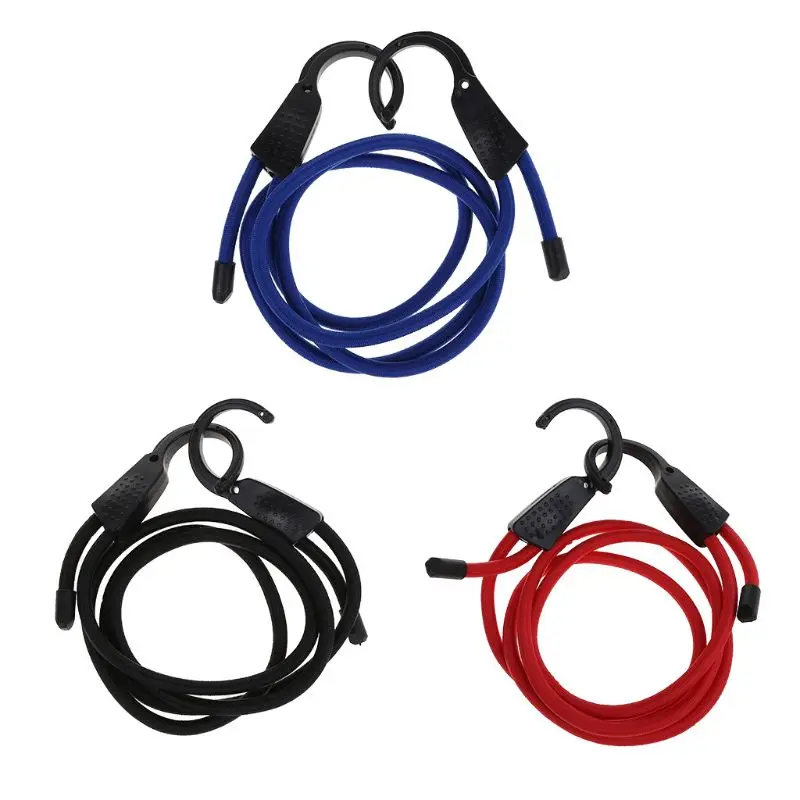 

Universal Car Adjustable Elastic Bungee Shock Cord Strap Stretch Plastic Hook Car Luggage Tent Kayak Boat Canoe Bikes Rope Tie
