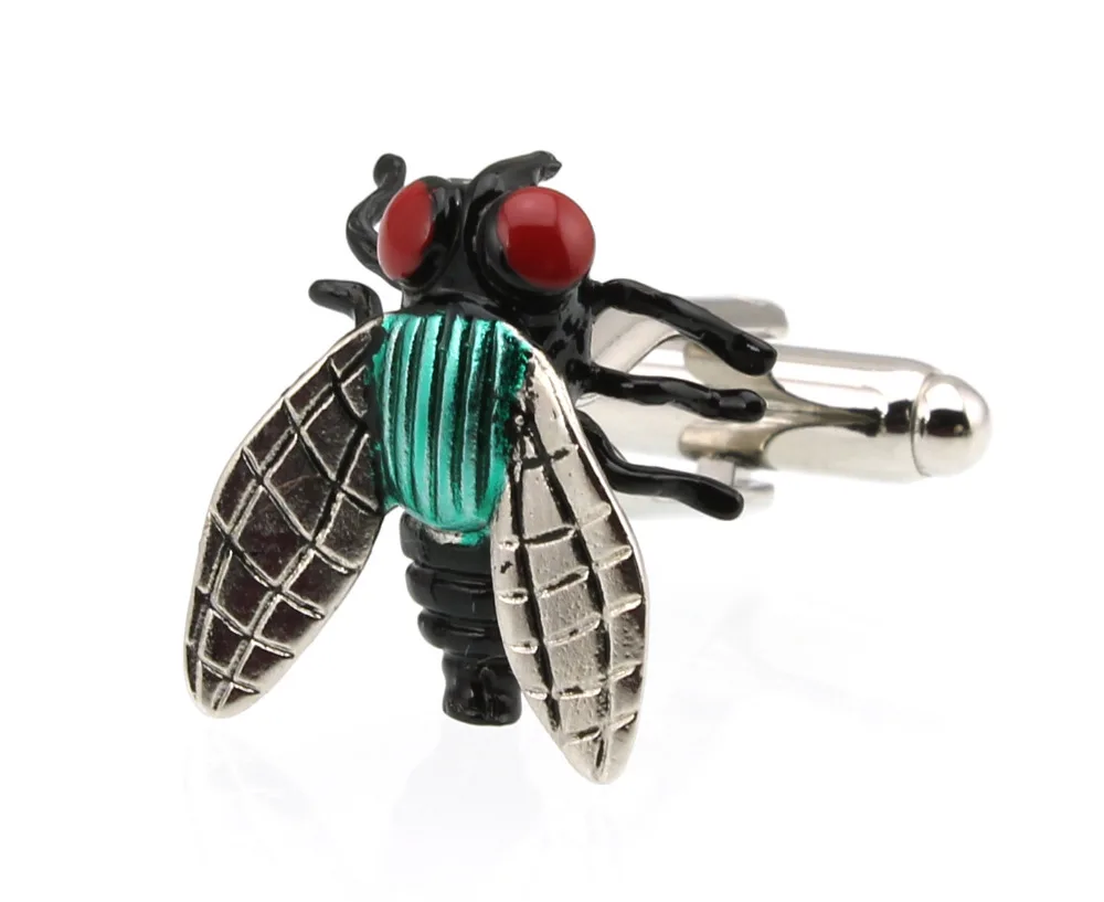 Sunnylink мужские запонки насекомых 3D Fly запонки для рубашки M4180