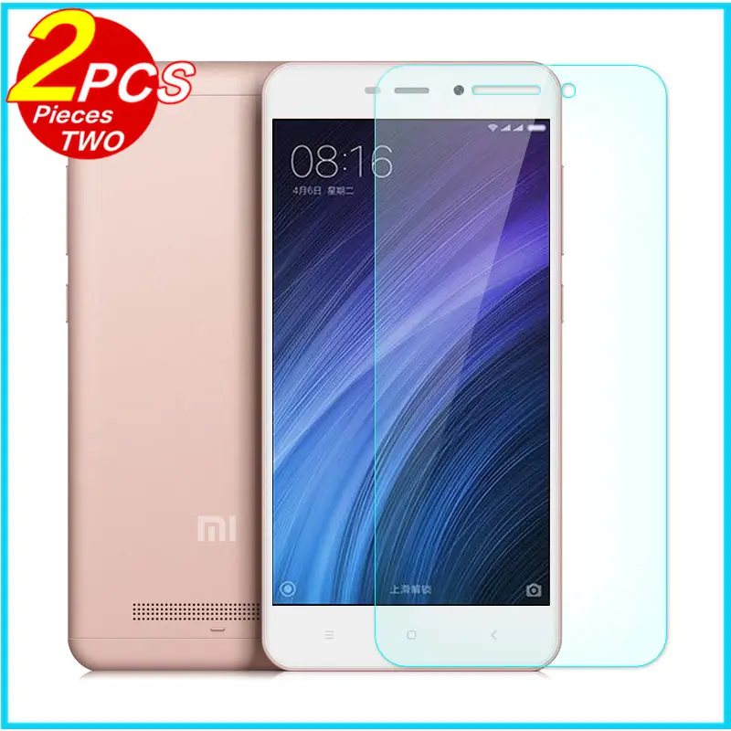Закаленное стекло Мембрана для Xiaomi redmi 4A мобильный Стальной Фильм красный Mi4a