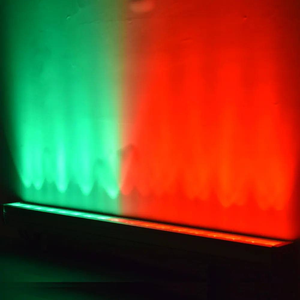 18x10 Вт RGB 3в1 Led бар с управлением пикселя IP31 настенный светильник для мытья DMX512 шайба/прожектор светильник DJ/бар/вечерние/шоу/сценический светильник