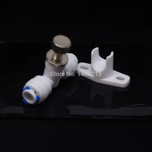 Трубка 14 дюйма OD клапан управления потоком мембранный Водоочиститель Регулируемый аквариумный клапан обратного осмоса