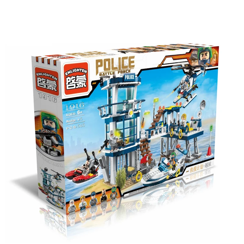 Enlighten модели Здание игрушка Совместимость с LEGO Лего Legos Конструктор E1916 565 блок