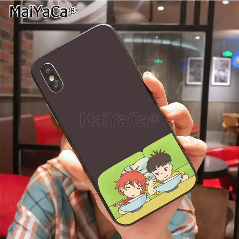Чехол для телефона Ponyo iphone 11 12 Pro X XS XR MAX 7plus 6 6s 7 8 8Plus 5 12mini | Мобильные телефоны и