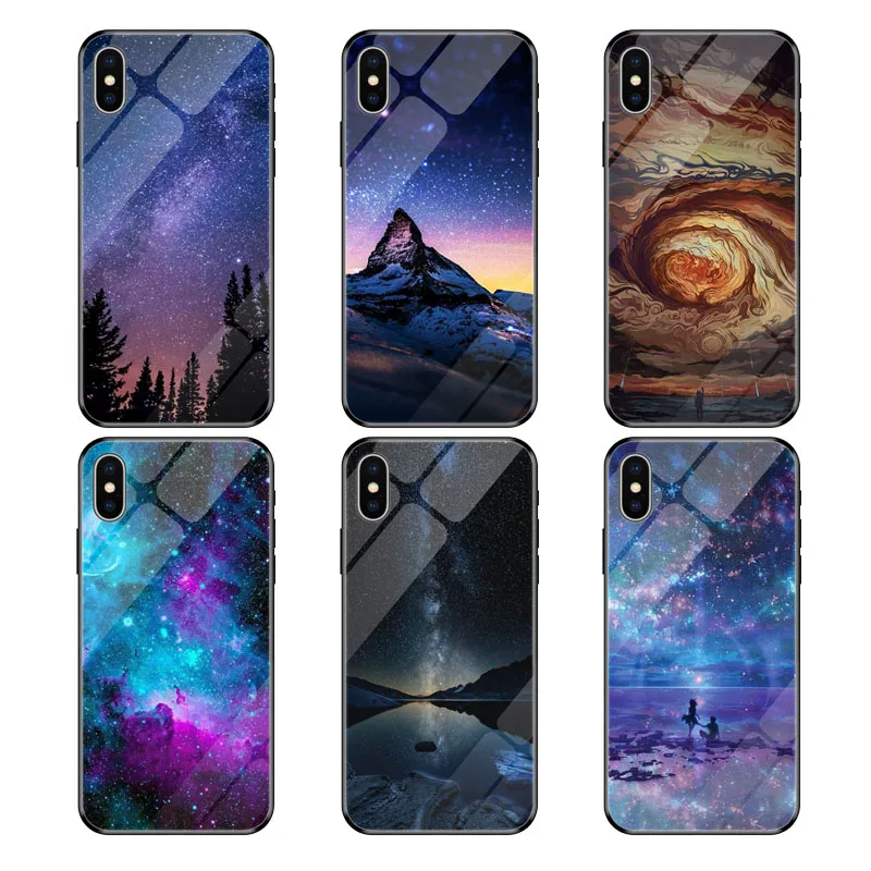 Стеклянный чехол для iphone x стеклянный XR XS макс. закаленное стекло Чехлы xs xr max fundas