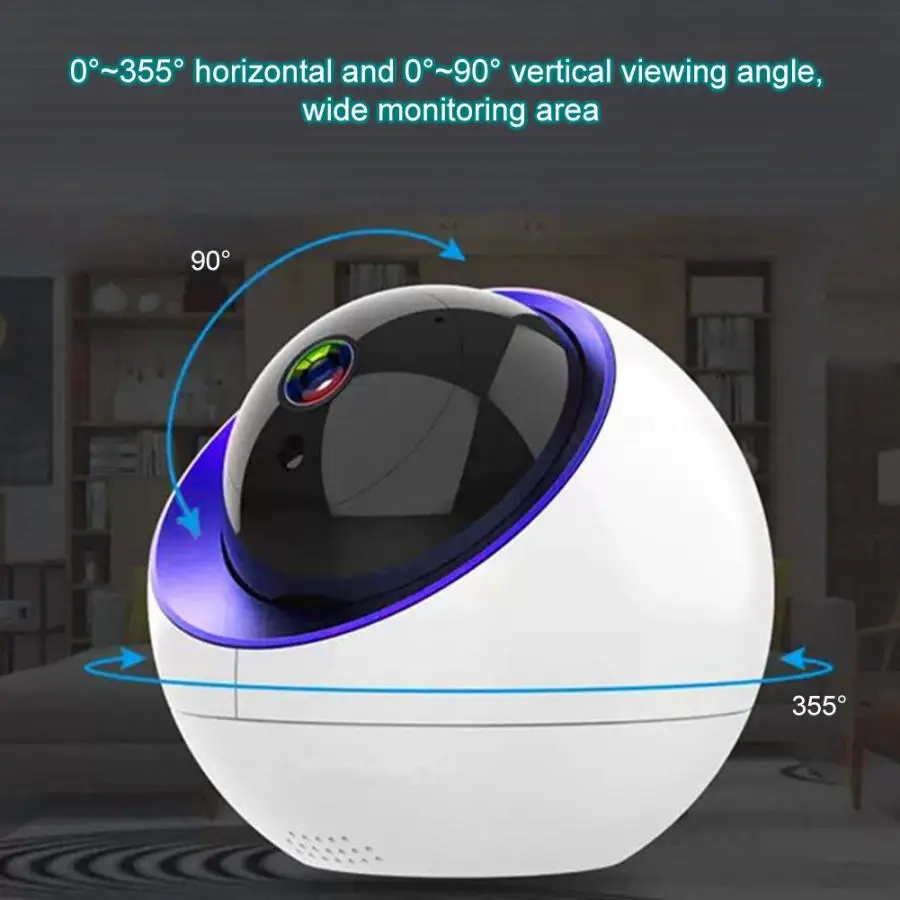 1080P HD WiFi безопасность Интерком Обнаружение движения камера наблюдения поддержка