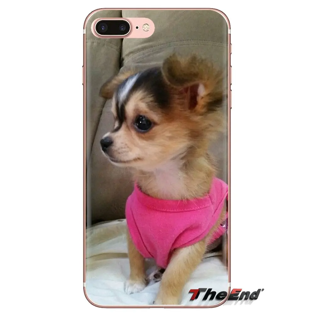 For Huawei G7 G8 P7 P8 P9 P10 P20 P30 Lite Mini Pro P Smart Plus 2017 2018 2019 Transparent TPU Cases Covers Chihuahua dog puppy |