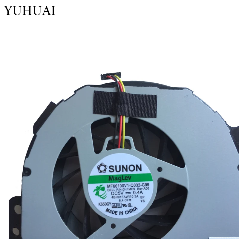 Процессор охлаждающий вентилятор для Dell 14R N4110 N4120 M411R N4410 0HFMH9 MF60100V1-Q032-G99/DC5V 0.4A 3 штыря