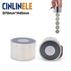 Магнит магнитный редкоземельный на присосках, электромагнит D70mm * H45mm 92KG 910N, DC 12V 24V