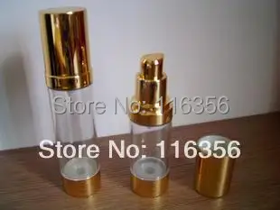 30 мл безвоздушная пластиковая бутылка для лосьона с безвоздушным насосом может