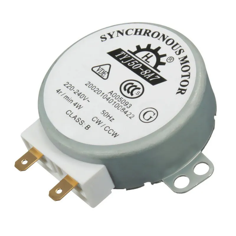 Мотор переменного тока 220V-240V 50Hz CW/CCW синхронный микроволновый виниловый