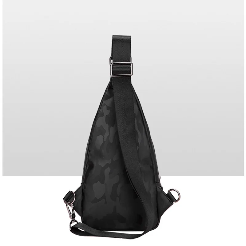 Brand Crossbody Bags for Men Messenger Chest Bag Pack Casual bags earphone support Waterproof oxford single Shoulder 2019 | Багаж и сумки