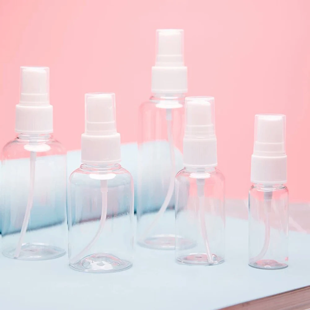 10Pcs Multi Usage Mist Spray Bottles Transparent Liquid Atomiser Sprayer Portable Water White (30Ml) Colorful | Красота и здоровье