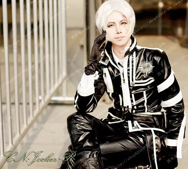 D.Gray-man Allen Walker искусственная кожа боевая одежда косплей костюм для вечерние -