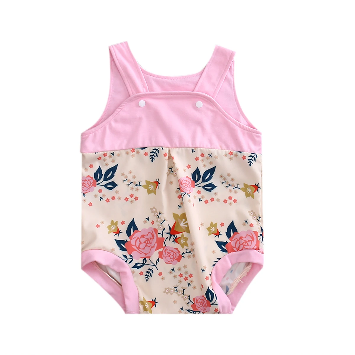 2017 милый сладкий новорожденных для маленьких девочек без рукавов розовый