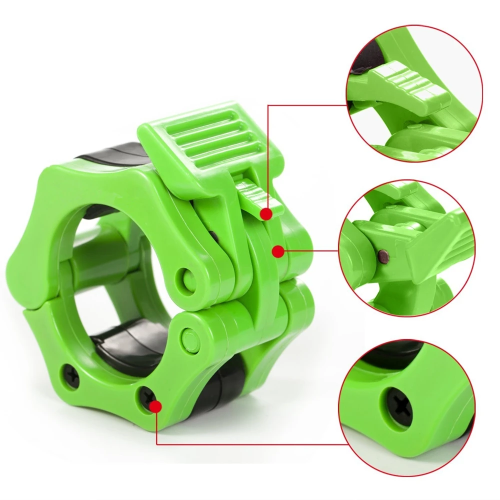 Воротник-штанга зажим для гантелей тяжелой атлетики фитнеса бодибилдинга
