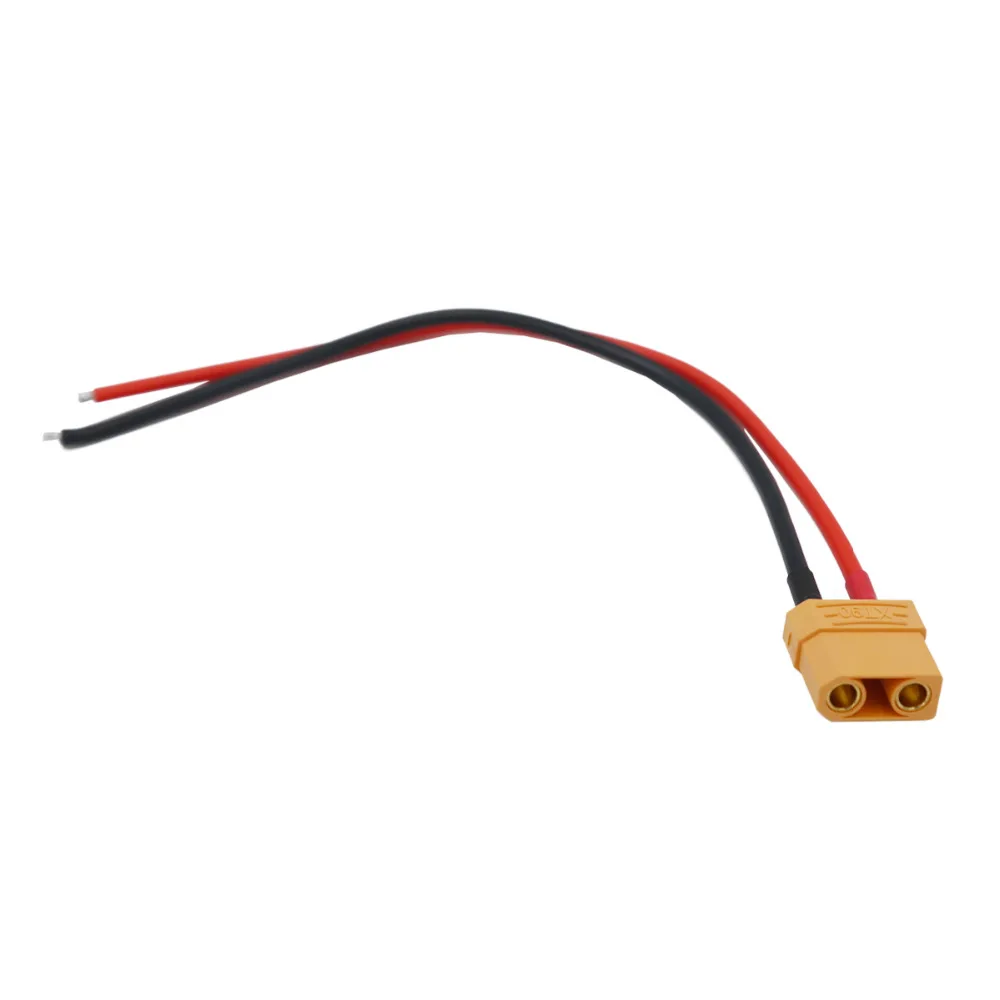 RC Батарея кабель XT90-гнездовой Соединитель с 14AWG силиконовый провод для съемкой от первого лица Квадрокоптер с дистанционным управлением 20% off