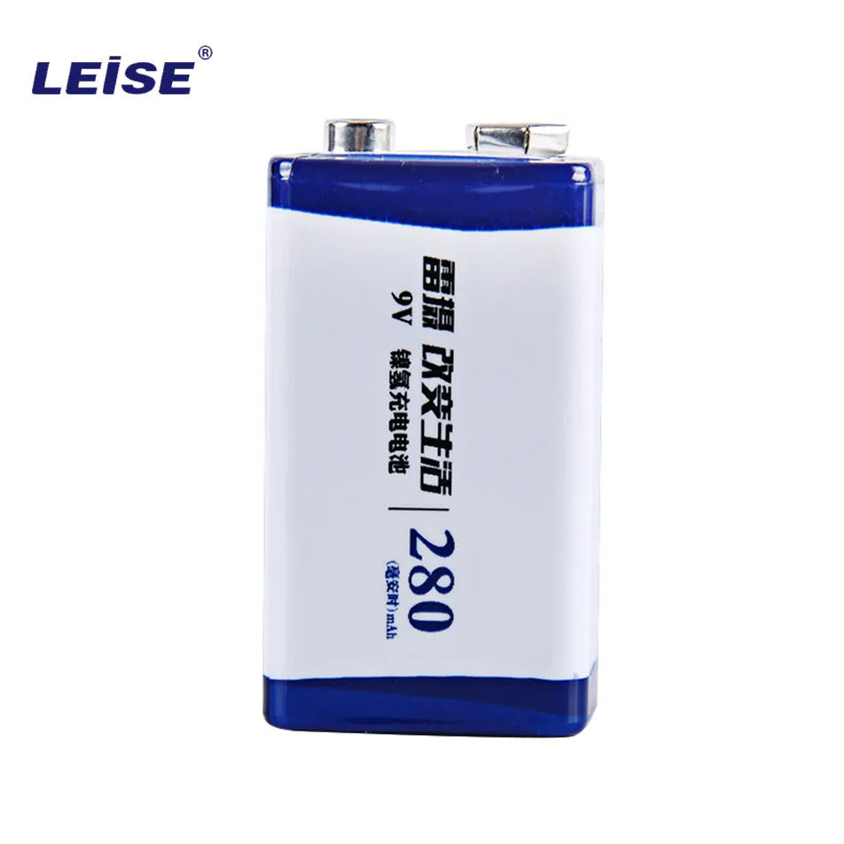 Leise 9V 280mAh nimh аккумуляторная батарея для мультиметра/игрушечный пульт