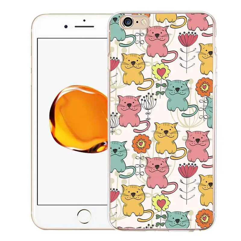 QMSWEI TPU Clear Phone Case For iPhone 6G 6s 7 8plus x Soft Strawberry Bear Silicone Printed Cover 4 5se 6Plus 7P |