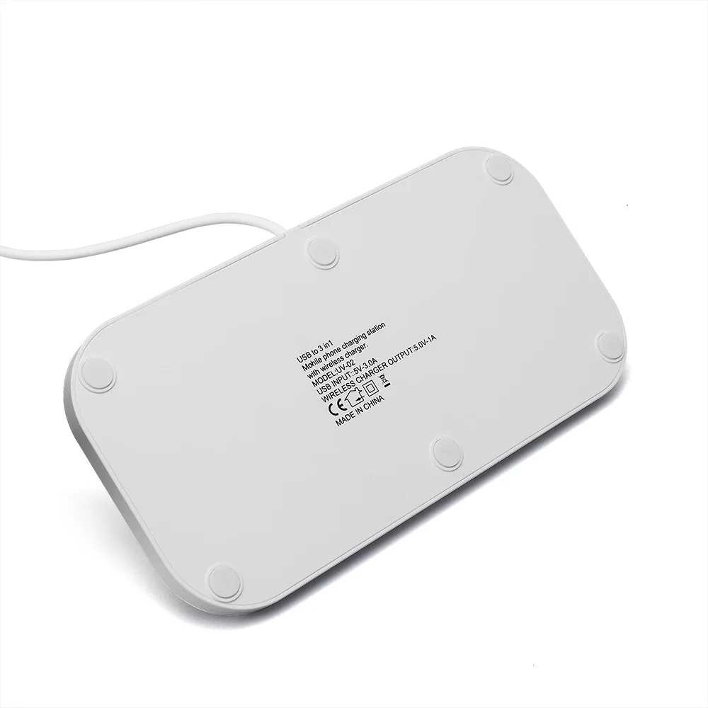 DCAE 3 в 1 держатель мобильного телефона USB зарядное устройство Беспроводное док