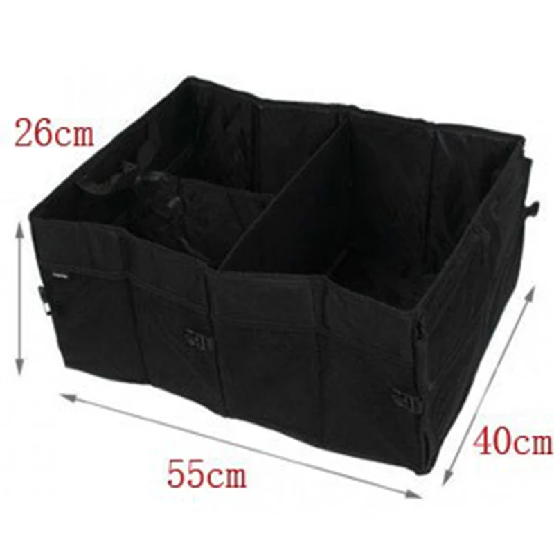 Складной черный органайзер для багажника автомобиля игрушек пищевых продуктов