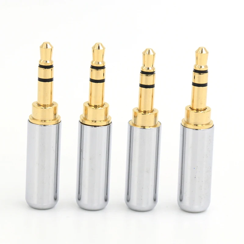 4 pcs brand New top quatily 3.5mm 3 Pole Male Repair Earphones Jack Plug Connector | Электроника