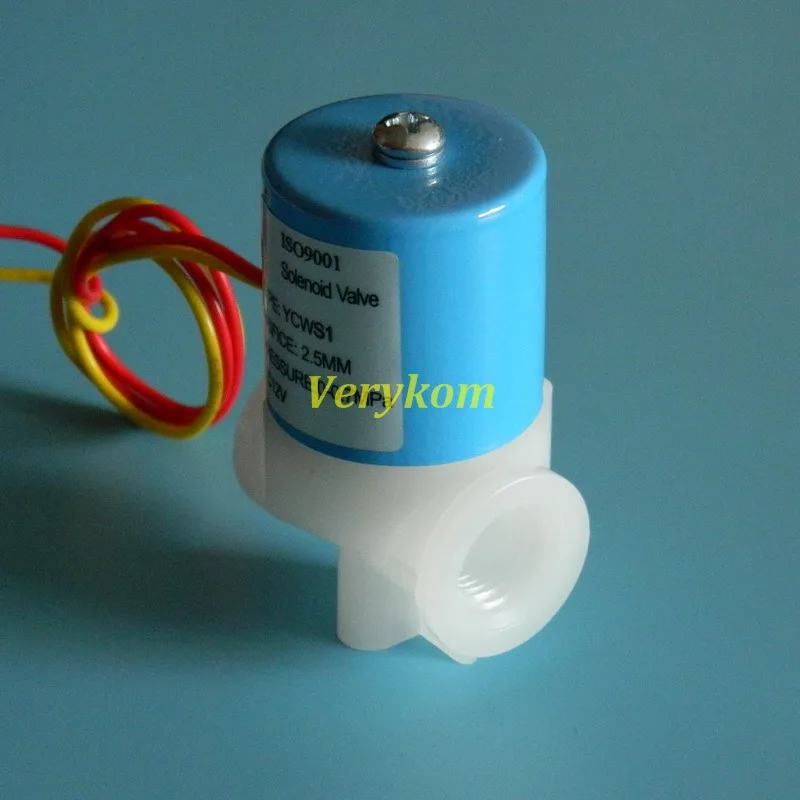 Бесплатная доставка 2 Way Пластик микро электромагнитный клапан диспенсер для