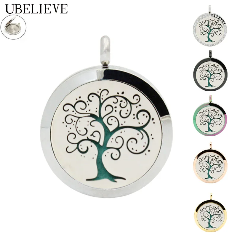 Чокер магнит эфирное масло медальон ювелирные изделия 316L ароматерапия из