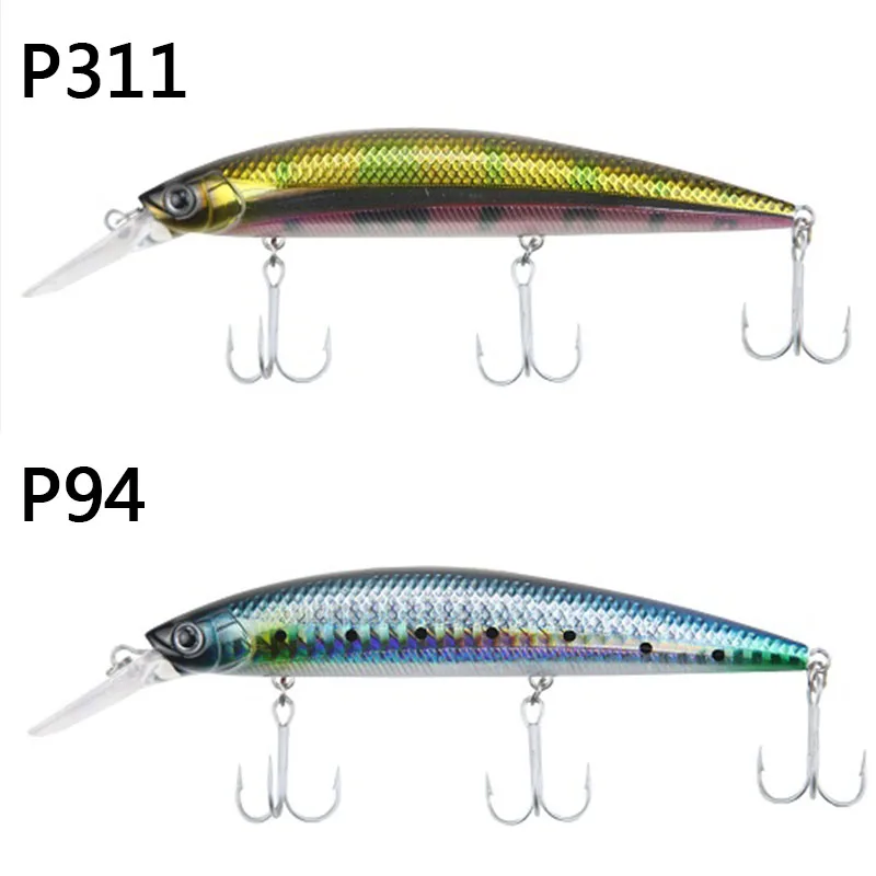 RUNATURE 2 шт. рыболовные приманки Minnow 110 мм/37 г снасти Тонущая приманка искусственный