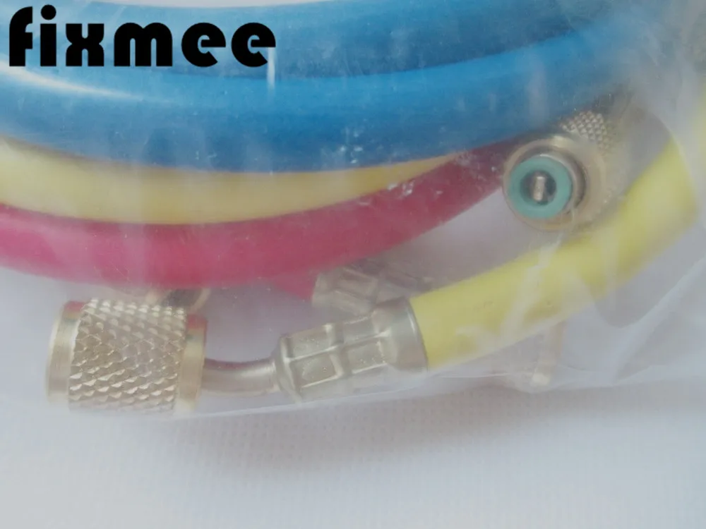 Fixmee 1/4 &quotSAE 60&quot 1 5 м AC зарядка автомобильный Кондиционер хладагент трехцветный