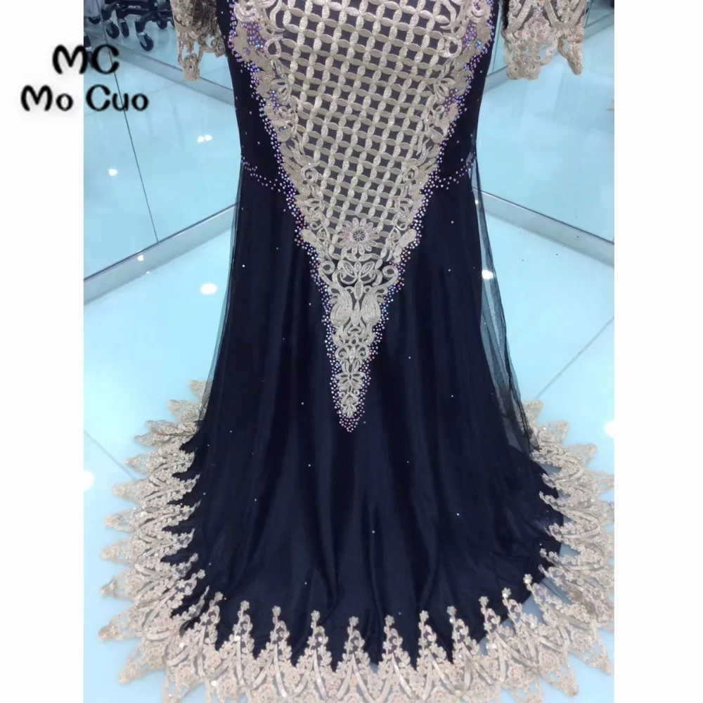 Черное вечернее платье с длинным рукавом для подростков 2018|formal evening dress|evening dressformal