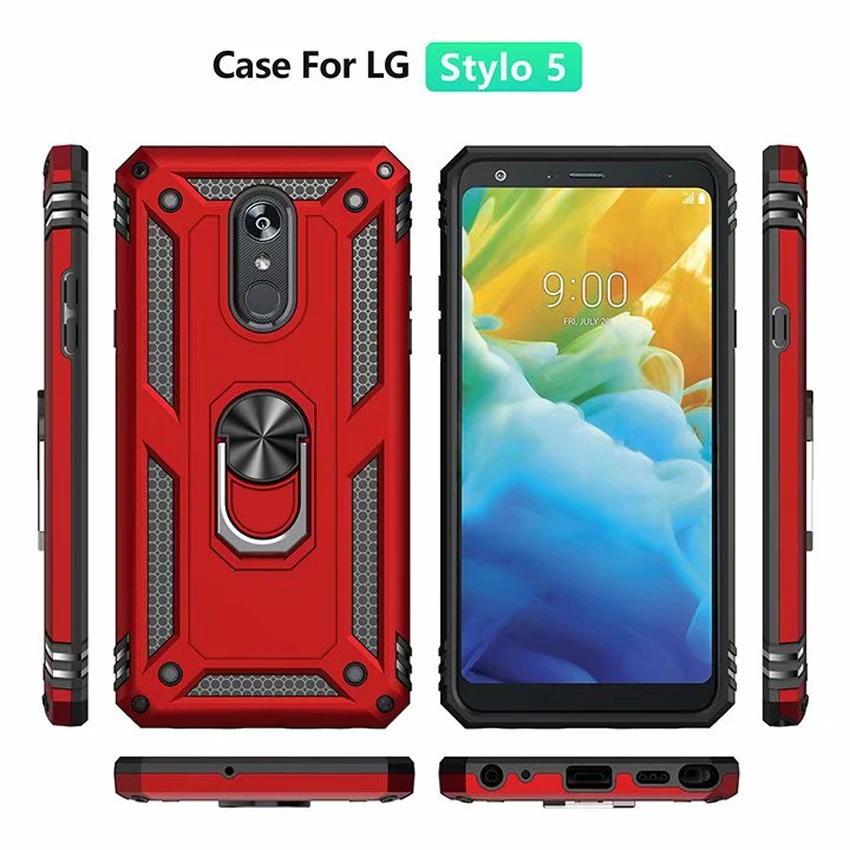 Ударопрочный чехол для LG Stylo 5 K40 K12 + K50 военный промышленный силиконовый Plus Q60 X4 2019