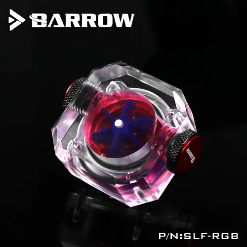 Blue Курган SLF-RGB, RGB индикатор потока стандартного типа для водяного охлаждения компьютера - Цвет лезвия: Blue