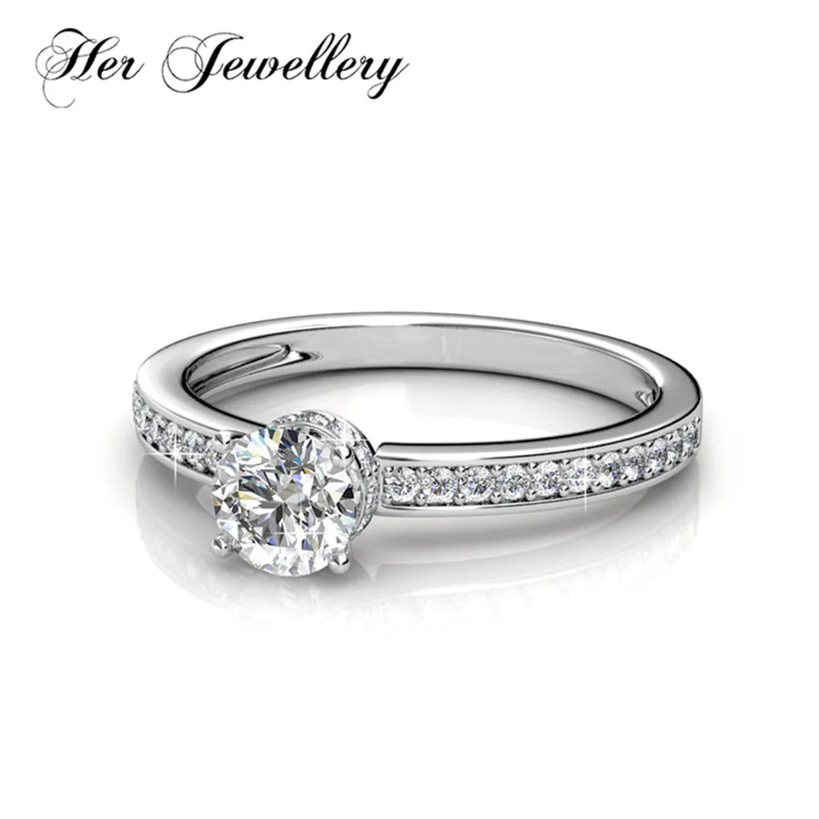 Her Jewellery обручальное и кольцо кольца для женщин OL Сделано с кристаллами Swarovski HR0346 |